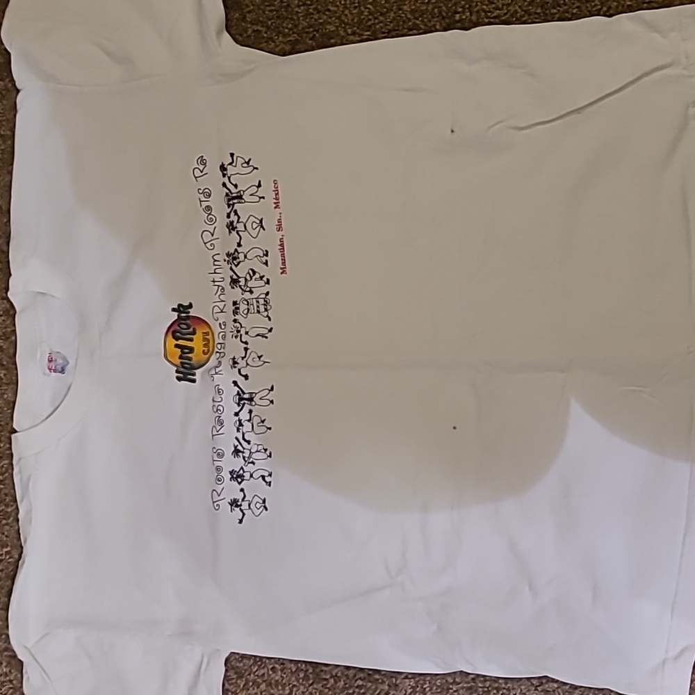 Hard Rock Cafe XL White T-Shirt